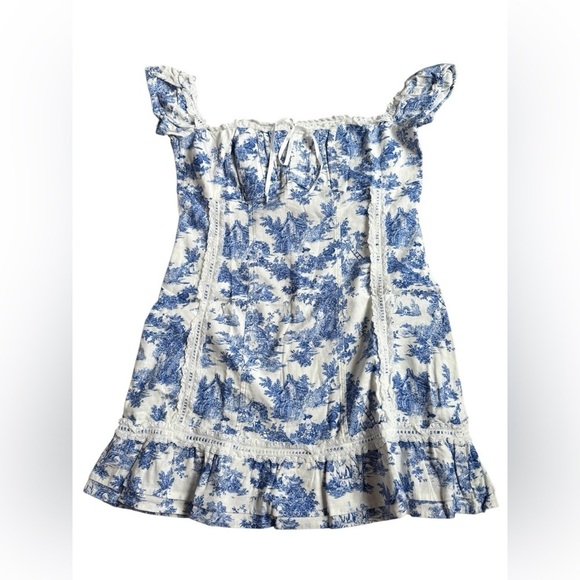 Kimchi Blue Francesca Off-The-Shoulder Mini Dress Size L - Picture 2 of 4